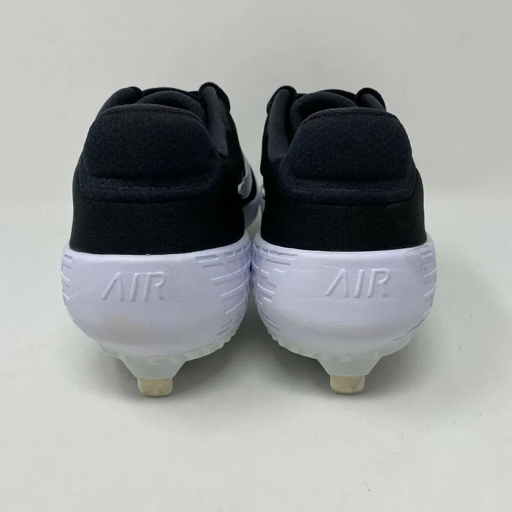 Nike‎ Alpha Huarache Elite 2 Low Baseball Cleats Men's size 7 Black White